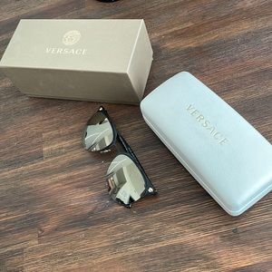 Versace Gold Mirrored Sunglasses